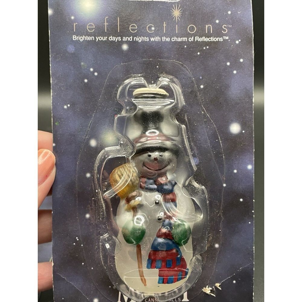 Midwest Of Cannon Falls Snowman Light Cover‎ Ornament Reflections Snow Man